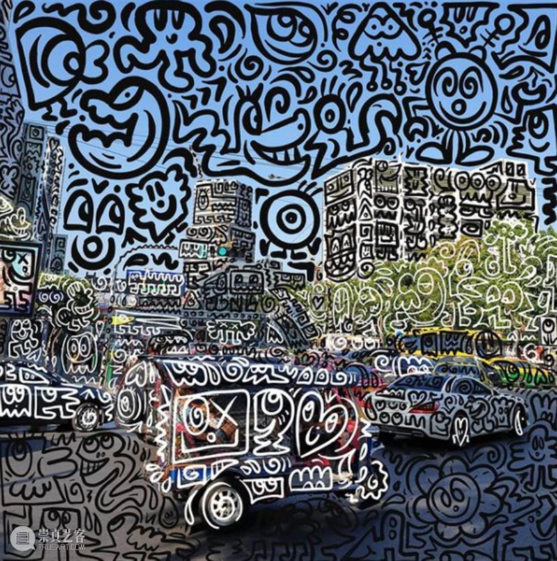 当涂鸦成为一种潜意识:谁是Mr.Doodle丨AMNUA艺术家 AMNUA视野 艺术家 潜意识 涂鸦 Mr.Doodle丨AMNUA 新闻 日本 东京 AUCTION 拍卖会 作品 崇真艺客